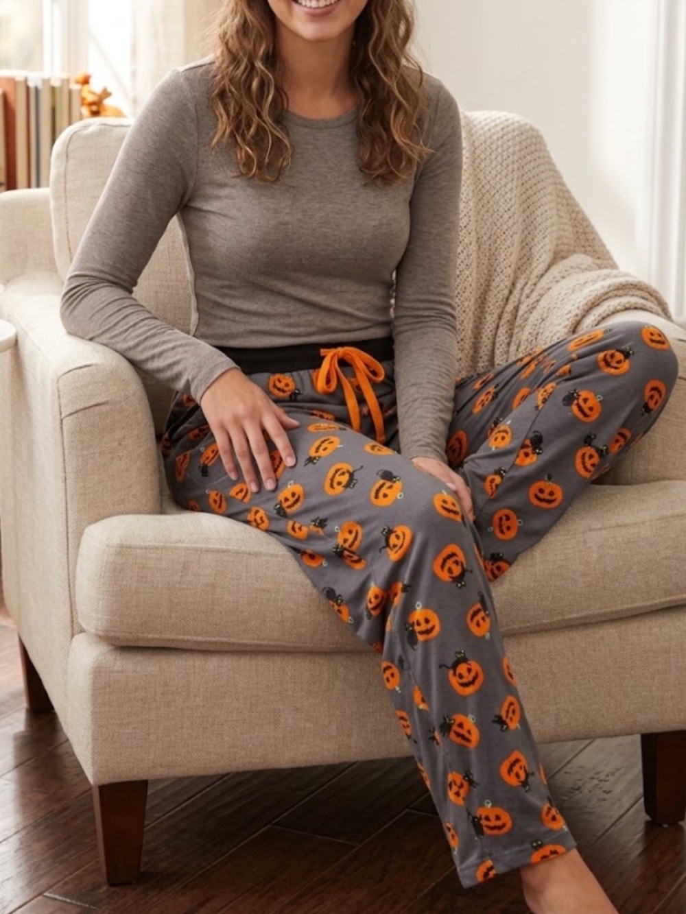 Christmas Womens Pajama Pants Pjs Bottoms with Pockets NWT size XL - Picture 2 of 4